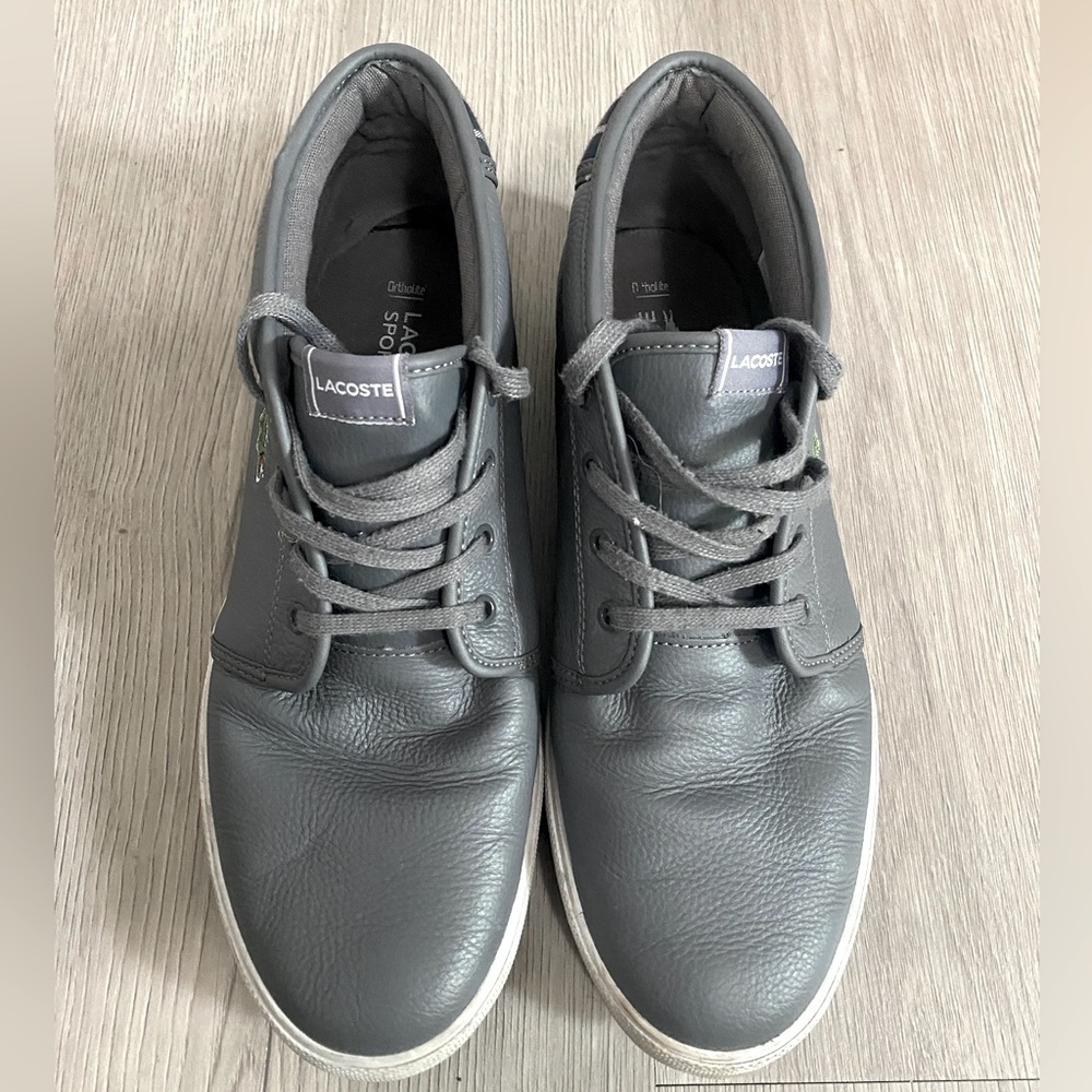 Lacoste ankle top fashion sneaker men size 11